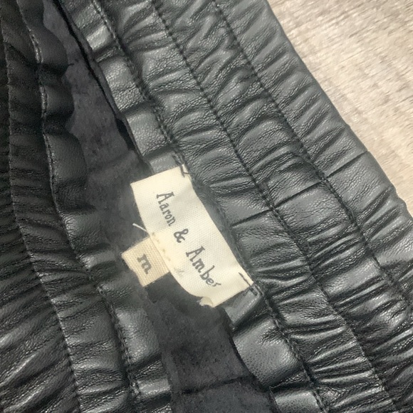 Leather Cargo Pants - Picture 3 of 4